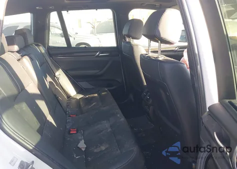 2017 BMW X3 xDrive28I из США, поврежденный, VIN 5UXWX9C37H0T21611